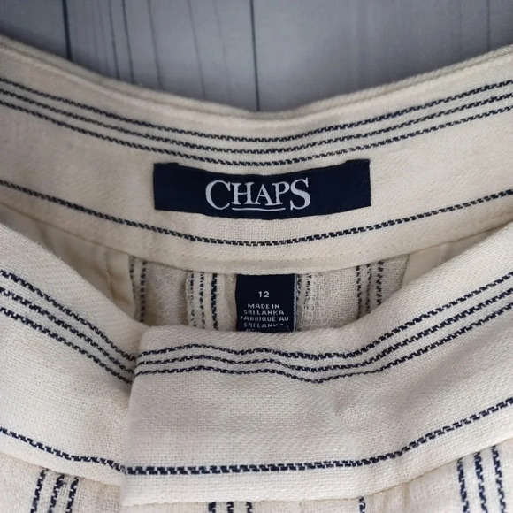 Chaps cropped striped pants - Picture 10 of 10